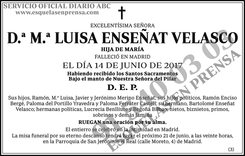 M.ª Luisa Enseñat Velasco